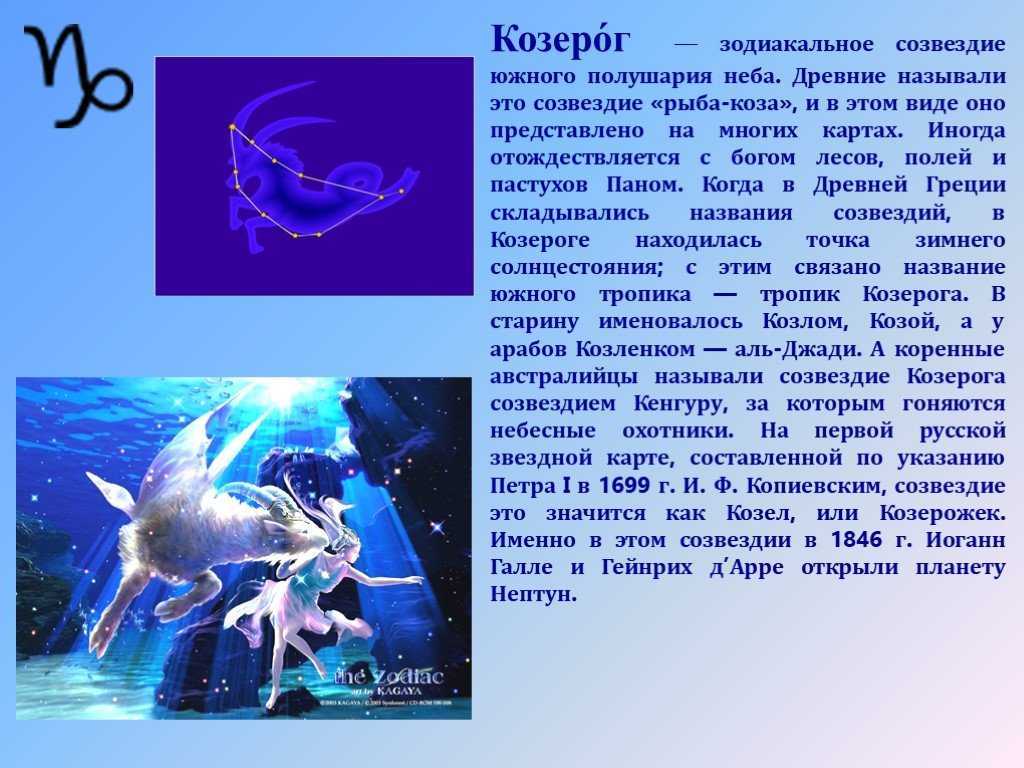Созвездие козерог