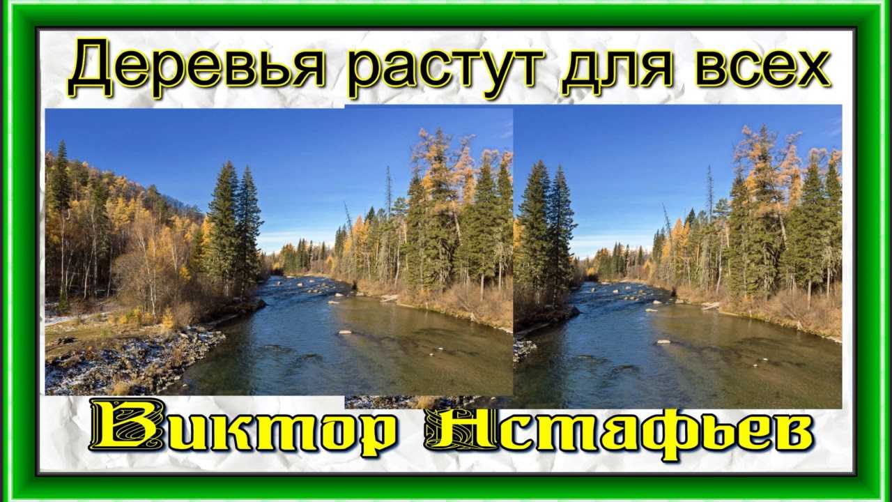 Деревья растут для всех астафьев в.п. читать полное произведение