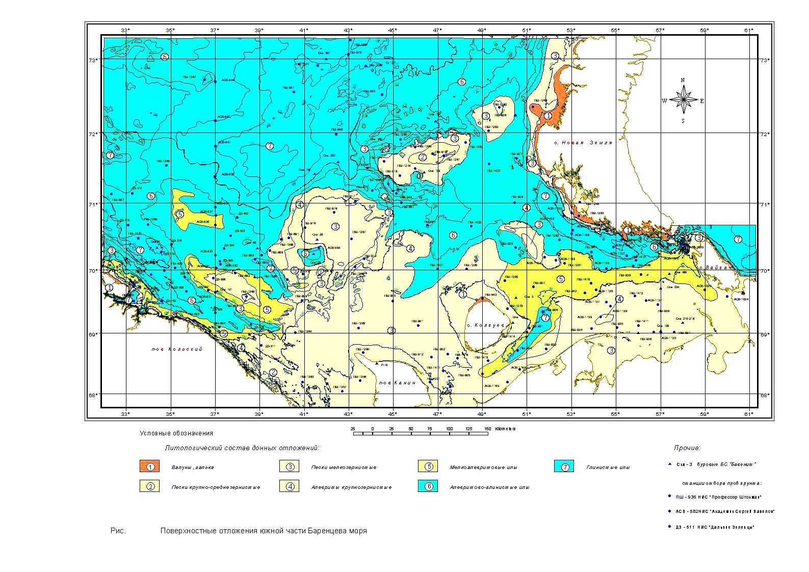 Шельф печорского моря