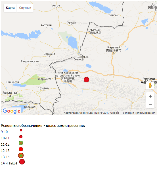 Карта талдыкоргана с номерами домов