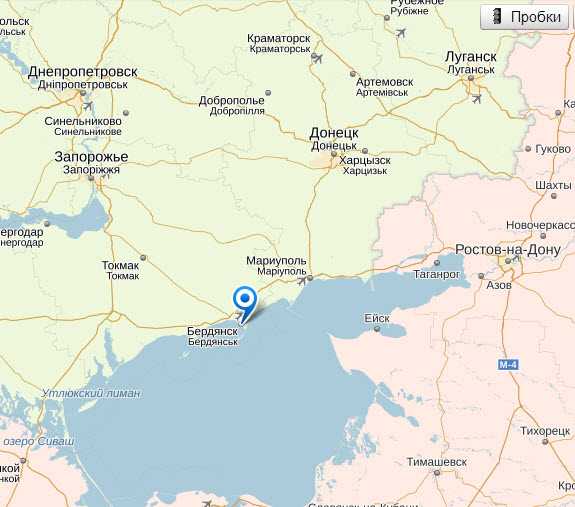 Карта запорожской области с городами и поселками на русском языке