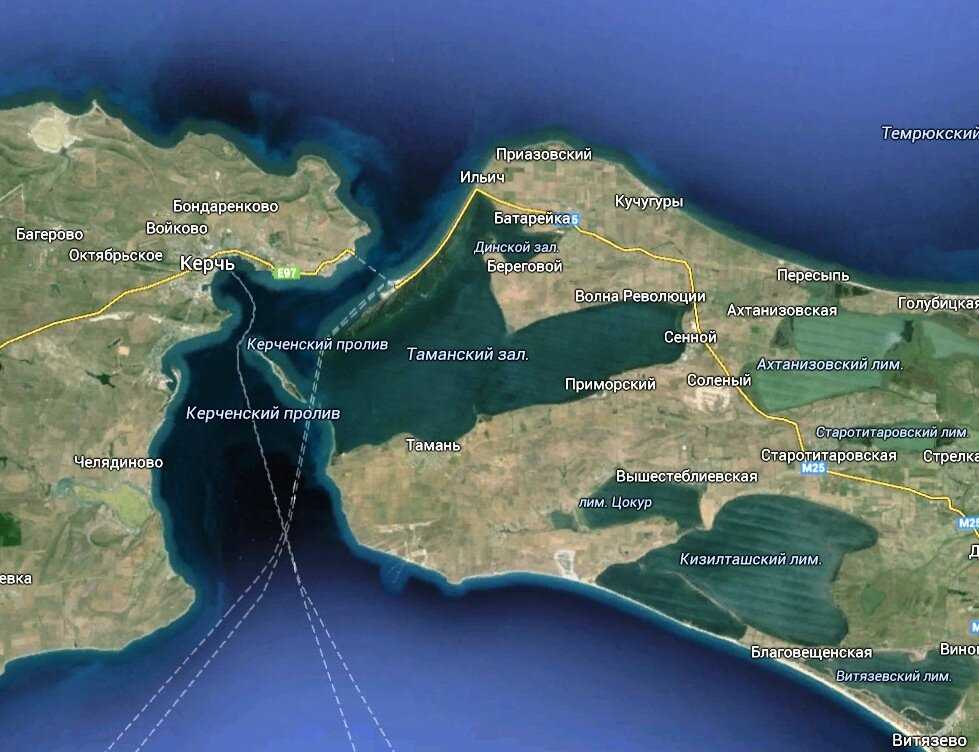 Пролив соединяющий черное и азовское море называется. Керченский пролив Азовское и черное. Азовское море Керченский пролив. Керченский пролив Тамань. Таманский п-ов Азовское море.