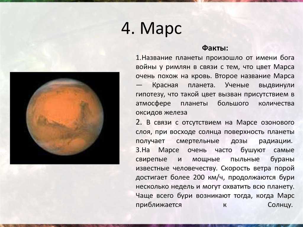 Планета марс – интересные факты (+видео)