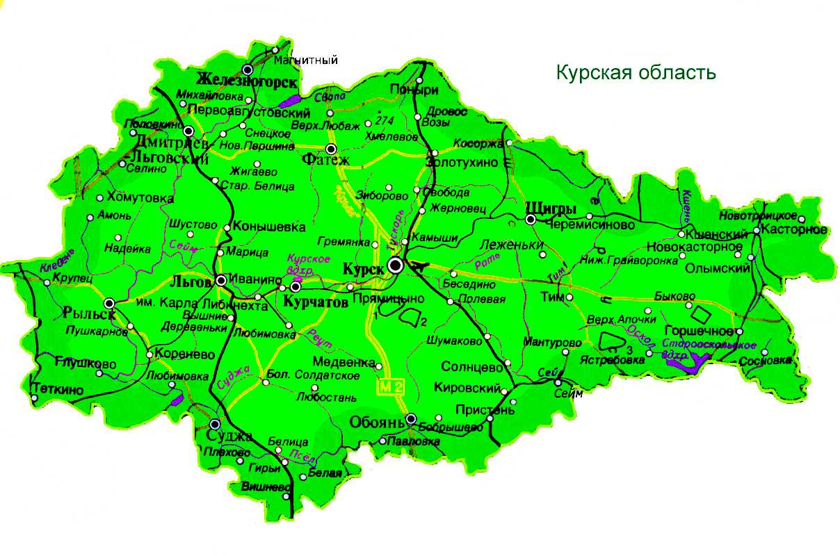 Курская область это где. Карта Курской обл. Курская область на карте с городами. Карта город Курск Курская область. Курская область карта с районами.