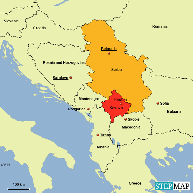 Карта сербии 2023 крупно с городами и областями
