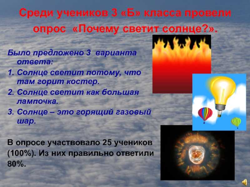 Почему светит солнце?