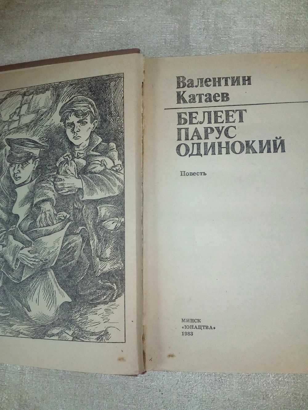 Белеет парус одинокий читать краткое содержание. Белеет Парус одинокий повесть Катаева.