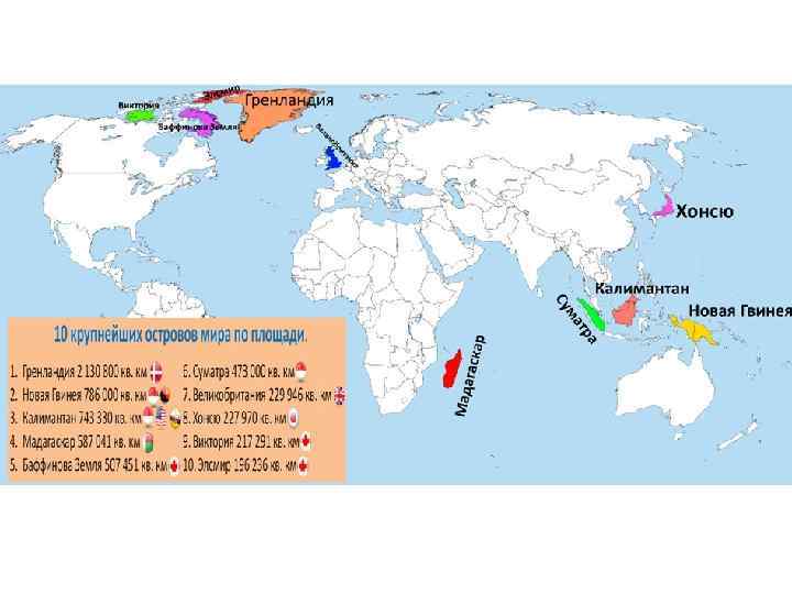 Топ 10 самых больших островов россии - карта, названия, размеры и описание