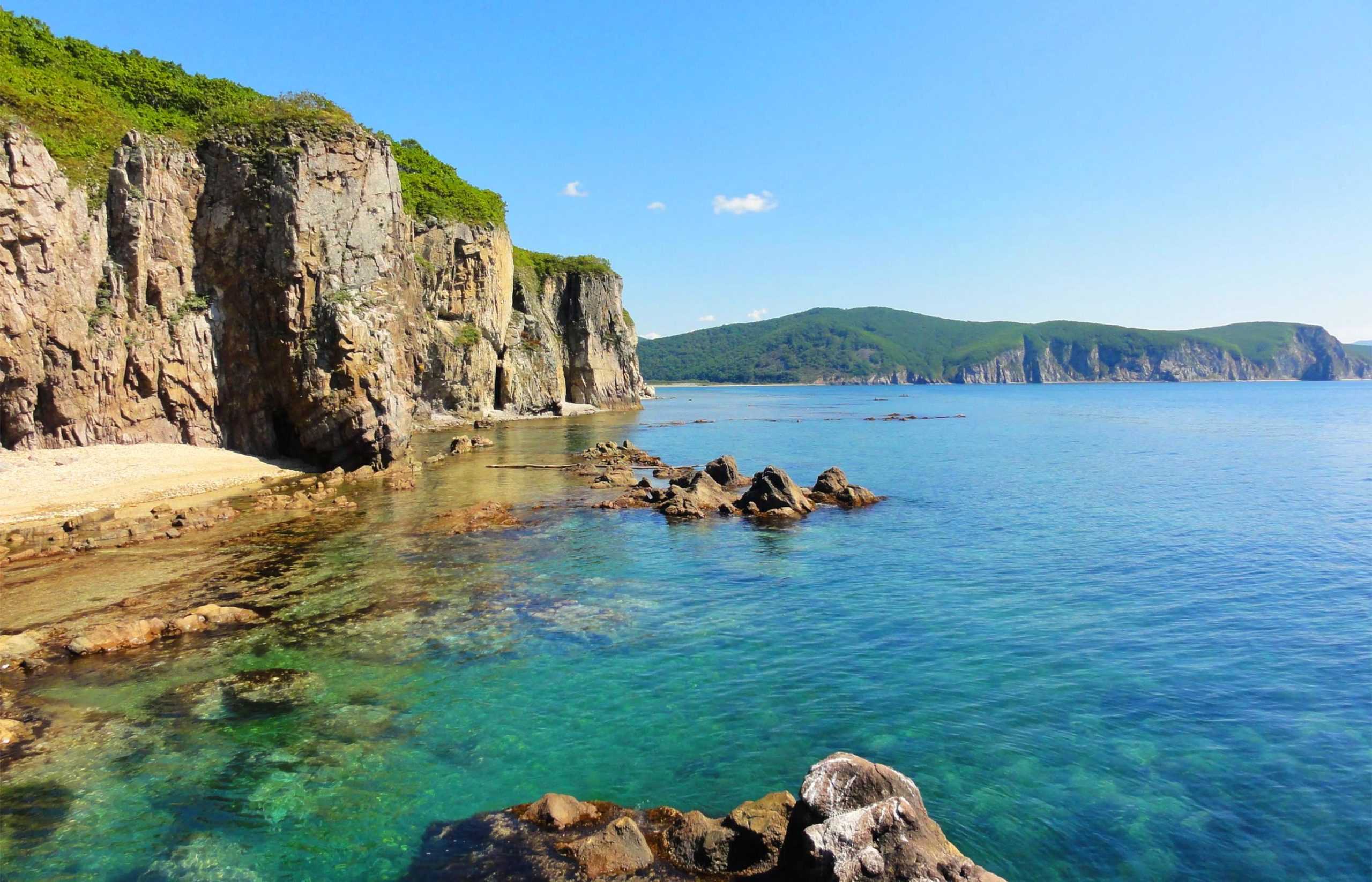 Японское море, карта - путеводитель по морям, океанам и курортам