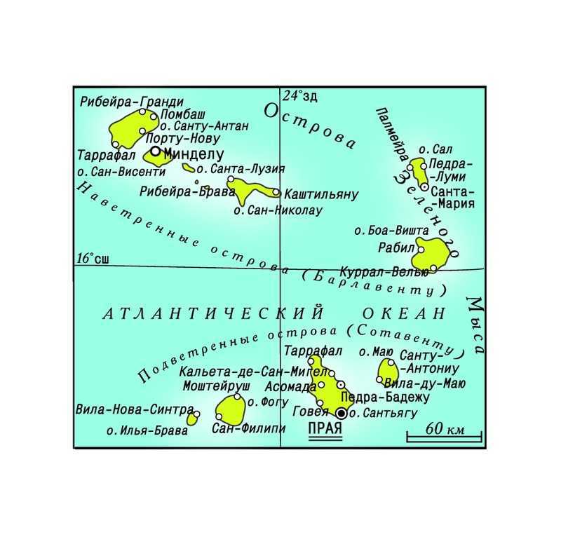 Кабо-верде ⋆ cabo verde - «зеленый мыс»