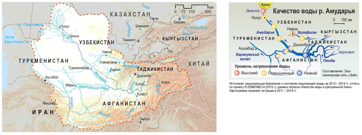 Амударья (река) — азия — планета земля