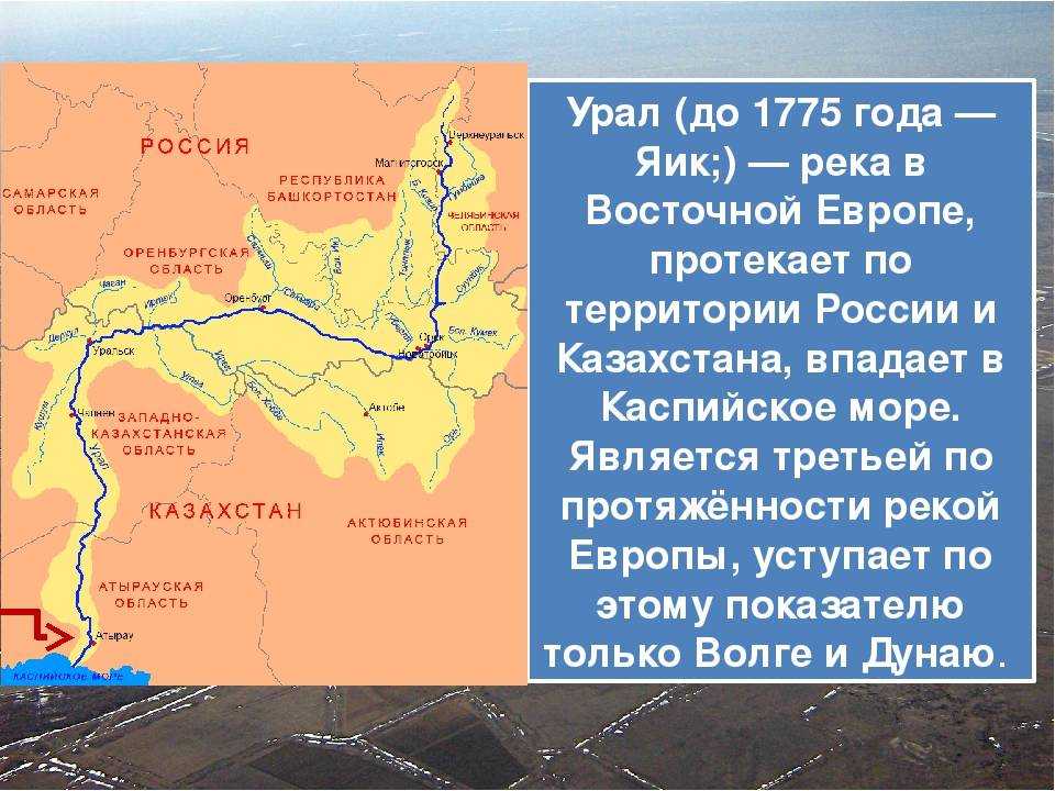 Реки оренбурга: урал и другие крупные реки - расположение на карте города