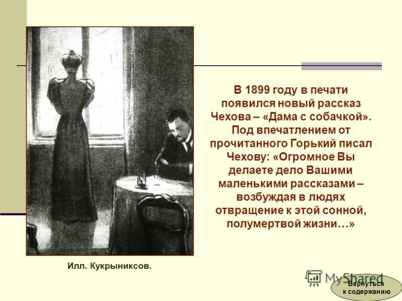 «дама с собачкой» краткое содержание рассказа антона чехова – читать пересказ онлайн